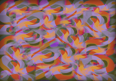 Цифровое искусство под названием "Fall and leaves" - Phillip Reese, Подлинное произведение искусства, Цифровая живопись