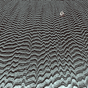 Arte digital titulada "Waves on a Flat Sea" por Phillip Reese, Obra de arte original, Trabajo Digital 2D