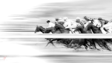 Photography titled "Starting stalls (3)" by Philippe Loze, Original Artwork, Manipulated Photography