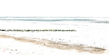 Photographie intitulée "Marée basse Saint M…" par Philippe Loze, Œuvre d'art originale, Photographie numérique