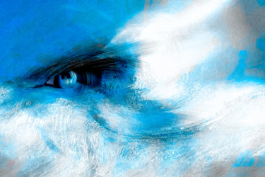 Photographie intitulée "Mes larmes océanes" par Philippe Loze, Œuvre d'art originale, Photographie numérique