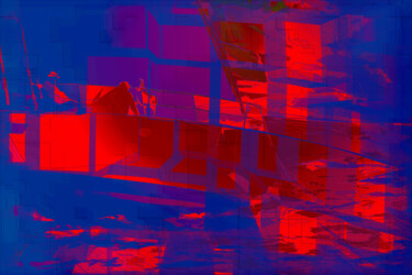 Arte digitale intitolato "Tribord amure" da Philippe Loze, Opera d'arte originale, Lavoro digitale 2D
