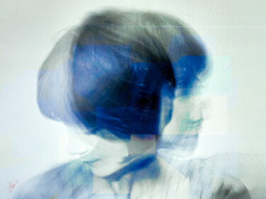 Digitale Kunst getiteld "Une femme mariée (6)" door Philippe Loze, Origineel Kunstwerk, Foto Montage