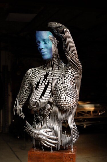 Rzeźba zatytułowany „Boréal” autorstwa Phils, Oryginalna praca, Metale