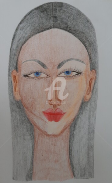 Drawing titled "Eyes 1" by Blackbeauty13, Original Artwork, Pencil