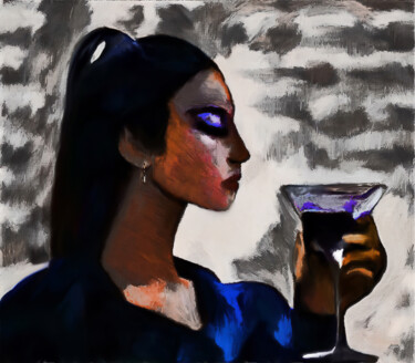 Digitale Kunst getiteld "Drink" door Michele Poenicia, Origineel Kunstwerk, Digitaal Schilderwerk