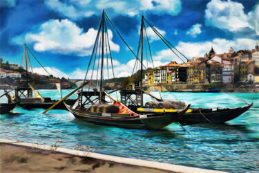 Digital Arts titled "Portugal" by Michele Poenicia, Original Artwork, Digital Painting