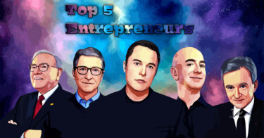 Digital Arts titled "entrepreneurs" by Phoenix Arts, Original Artwork, Digital Painting