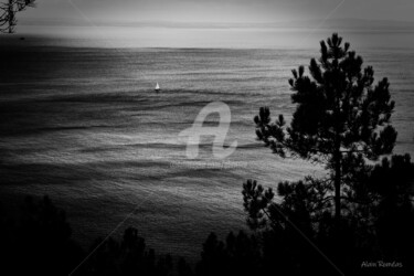 Photography titled "Folds of the sea (P…" by Alain Romeas (PhotoAR), Original Artwork, Digital Photography