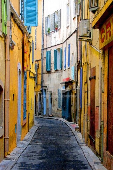Photographie intitulée "La Ciotat - Les rue…" par Josiane Karanian Boularot, Œuvre d'art originale