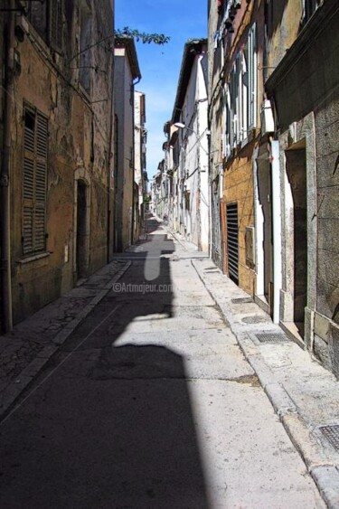 Fotografia intitulada "LA CIOTAT - Les rue…" por Josiane Karanian Boularot, Obras de arte originais