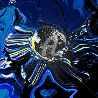 Digital Arts titled "La spirale de l'uni…" by Josiane Karanian Boularot, Original Artwork, Digital Painting