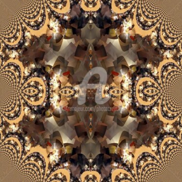Digital Arts titled "Kaléidoscope - L'OR…" by Josiane Karanian Boularot, Original Artwork, 2D Digital Work