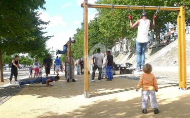 Fotografia intitolato "Jeux d'enfants - LE…" da Josiane Karanian Boularot, Opera d'arte originale