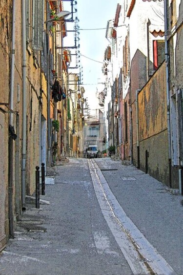 Фотография под названием "LA CIOTAT - Les rue…" - Josiane Karanian Boularot, Подлинное произведение искусства