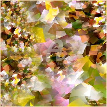 Digitale Kunst mit dem Titel "Kaléidoscope - SPRI…" von Josiane Karanian Boularot, Original-Kunstwerk, Digitale Malerei
