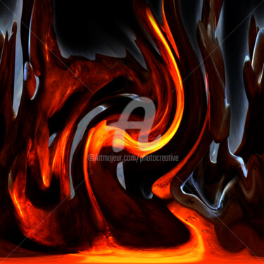 Arts numériques intitulée "Et Dieu créa l'enfer" par Josiane Karanian Boularot, Œuvre d'art originale, Autre