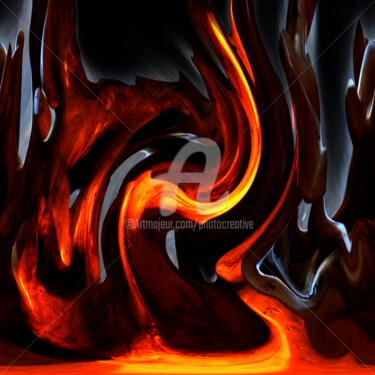 Digital Arts titled "Et Dieu créa l'enfer" by Josiane Karanian Boularot, Original Artwork, Other