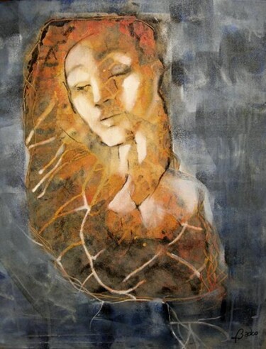 Peinture intitulée "La Femme Silence" par Photographie Par Badco, Œuvre d'art originale