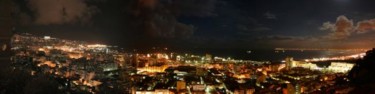 Photographie intitulée "alger la nuit en pa…" par Harireche "Harimoart" Hari Mo Art, Œuvre d'art originale, Autre