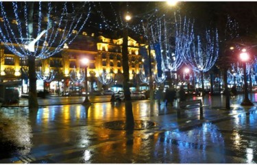 「Champs Elysées」というタイトルの写真撮影 Michel Hervoによって, オリジナルのアートワーク