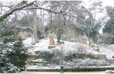 Fotografia zatytułowany „Sculpture dorée” autorstwa Michel Hervo, Oryginalna praca