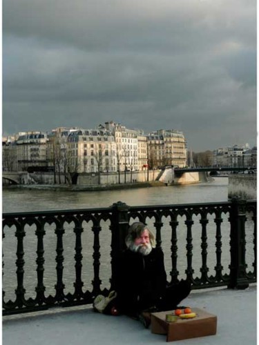 Photographie intitulée "Vieux sur pont d'Ar…" par Michel Hervo, Œuvre d'art originale