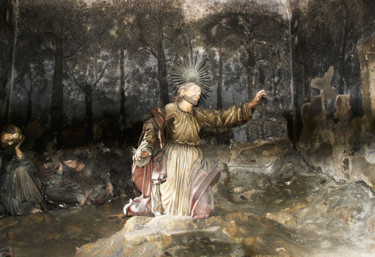 Photographie intitulée "sanctuaire-du-bon-j…" par Michel Hervo, Œuvre d'art originale