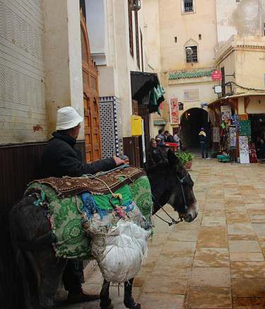 Photographie intitulée "a-07-medina-de-fez.…" par Michel Hervo, Œuvre d'art originale