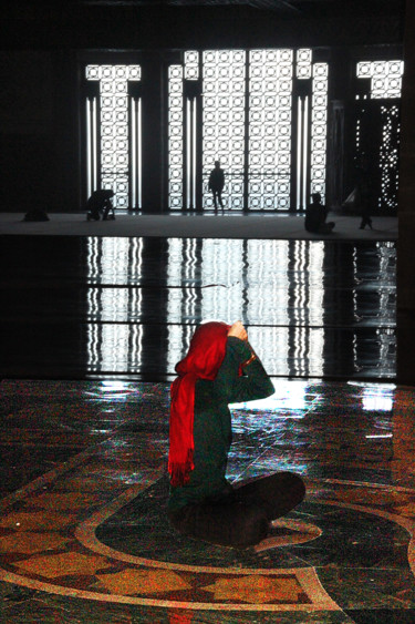 Fotografie mit dem Titel "e-09-mosquee-hassan…" von Michel Hervo, Original-Kunstwerk