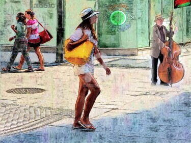 Arte digital titulada "street mood.jpg" por Aimé K., Obra de arte original