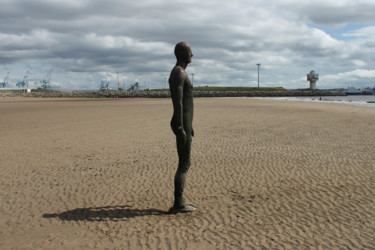Sculpture intitulée ""I'm facing the Mer…" par Kevin C Lee, Œuvre d'art originale, Coulage