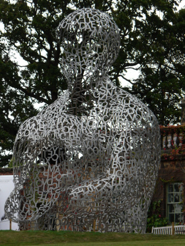 Sculpture titled "Becoming invisible" by Kevin C Lee, Original Artwork, Metals
