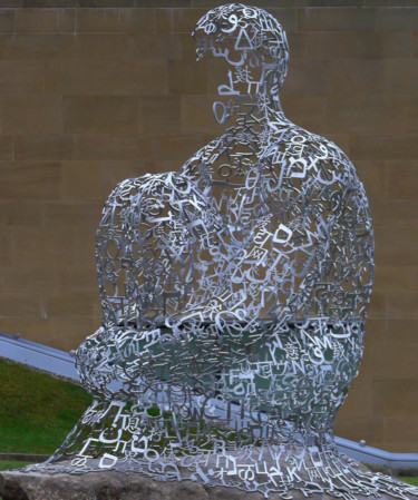 Sculpture titled "Something lace-like…" by Kevin C Lee, Original Artwork, Metals