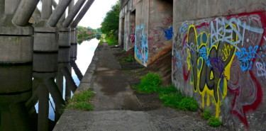 Photographie intitulée "Grafitti" par Kevin C Lee, Œuvre d'art originale