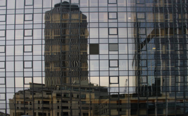 Fotografia intitulada "Grid with reflection" por Kevin C Lee, Obras de arte originais