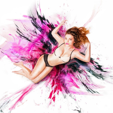 Digitale Kunst mit dem Titel "colored passion 7" von Photoplace, Original-Kunstwerk, Digitale Collage