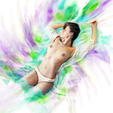 Arts numériques intitulée "colored passion 6" par Photoplace, Œuvre d'art originale, Peinture numérique