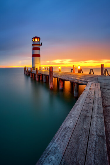Fotografia zatytułowany „lighthouse podersdo…” autorstwa Photoplace, Oryginalna praca, Fotografia cyfrowa