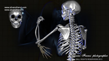 Digitale Kunst getiteld "La morte e la fanci…" door Phõtos_gráphein, Origineel Kunstwerk, 3D-modellering