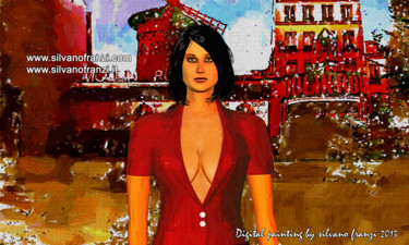 Arts numériques intitulée "«Rouge et Rouge»" par Phõtos_gráphein, Œuvre d'art originale, Peinture numérique