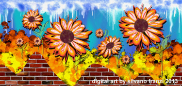 Arts numériques intitulée ""SUNFLOWERS" devian…" par Phõtos_gráphein, Œuvre d'art originale