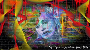 Digitale Kunst getiteld "ABSTRACT - street a…" door Phõtos_gráphein, Origineel Kunstwerk, Digitaal Schilderwerk