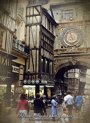 Arts numériques intitulée "Rouen - Le Gros-Hor…" par Phõtos_gráphein, Œuvre d'art originale, Photographie manipulée