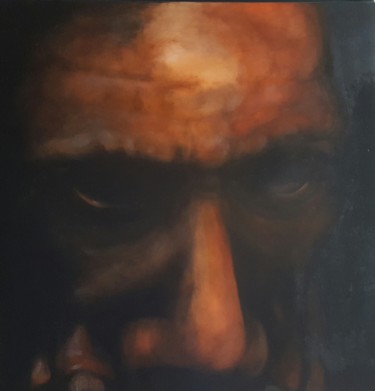 Painting titled "monstre" by Philippe Picard, Original Artwork, Oil