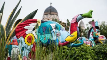 Sculpture intitulée "Raphaeleph." par Philippe Sidot Et Charlotte Carsin, Œuvre d'art originale