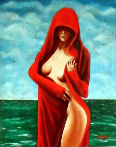 Painting titled "Convalescence" by Phybra, Original Artwork, Oil