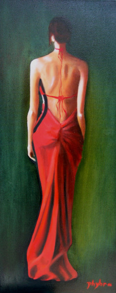 Painting titled "Gala by Phybra" by Phybra, Original Artwork, Oil