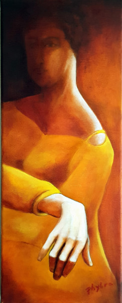 Painting titled "Ecole de Flamenco" by Phybra, Original Artwork, Oil