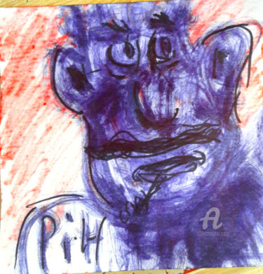 Dessin intitulée "Sur_Prises !" par Pi-H, Œuvre d'art originale, Stylo à bille